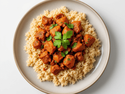 Vegetarian Rendang with Seitan