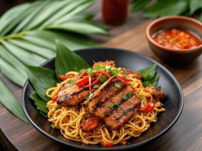 Ayam Bakar dengan Sambal