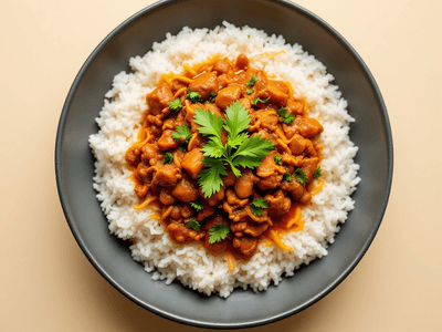 Vegetarian Rendang with Tempeh