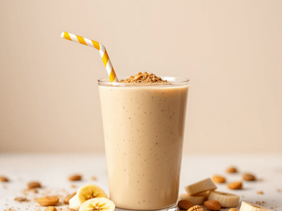 Vegan Banana Peanut Butter Smoothie