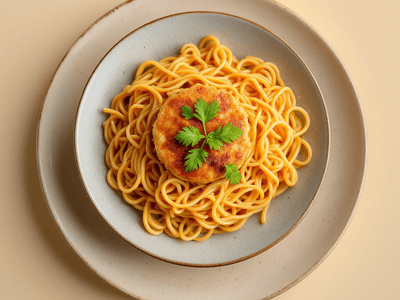 Dry Mee Pok with Fish Cake