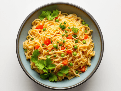 Omurice with Vegetables