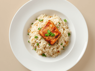 Nasi Kerabu with Fish