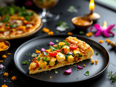 Vegetable Dominos Pizza Slice