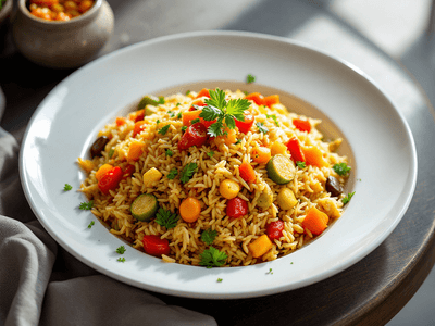 Rice with Mixed Vegetables