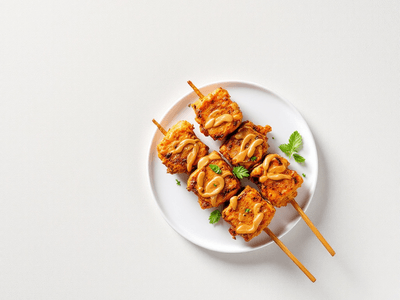 Tempeh Satay with Peanut Sauce