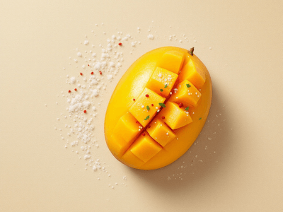 Raw Mango with Salt and Chili