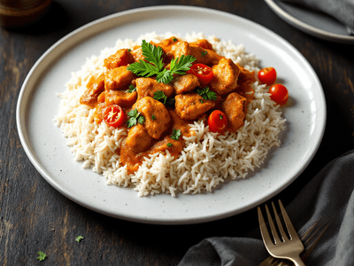 Rice with Chicken Curry