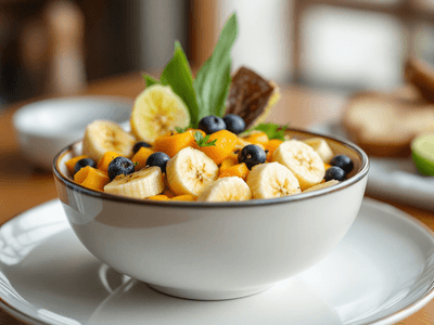 Banana Fruit Bowl