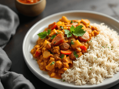 Test Curry with Rice