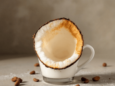 Filter Coffee with Coconut Milk