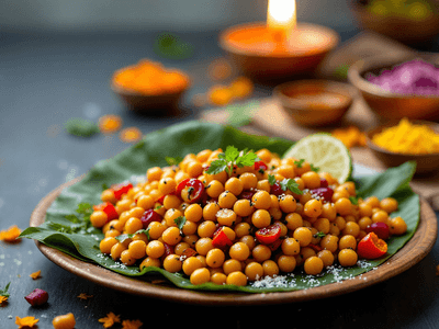 Roasted Chana with Black Salt