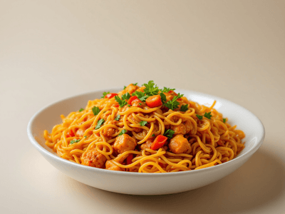 Spicy Schezwan Chicken Chowmein
