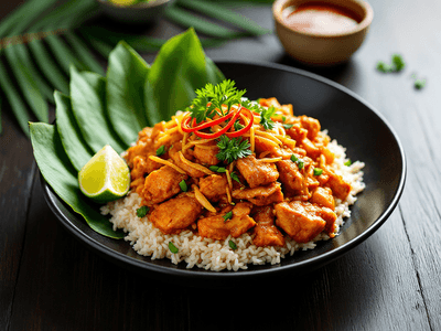 Malay Spicy Chicken Rice