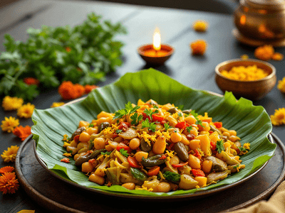 Cabbage and Beans Sabzi