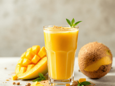 Mango Smoothie with Coconut Water