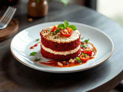 Eggless Red Velvet Cake