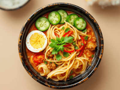 Vegetarian Laksa Nyonya