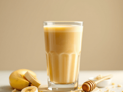 Banana Shake with Honey