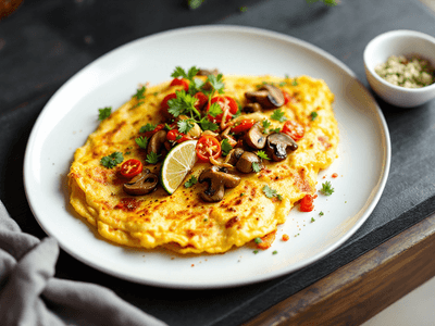 Mushroom Omelette