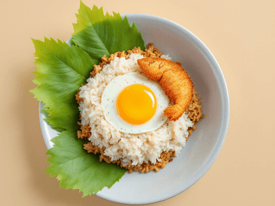 Nasi Lemak with Fried Fish