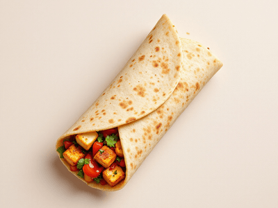 Paneer Tikka Wrap