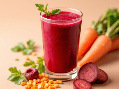 Beetroot and Carrot Juice