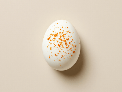 Boiled Egg Whites with Chaat Masala