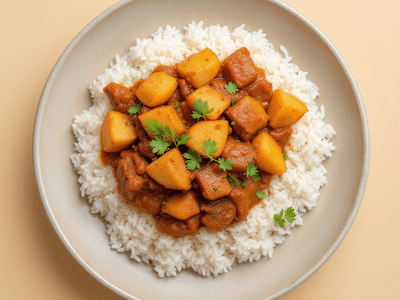 Vegetarian Rendang with Potato