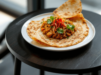 Roti Canai with Dhal