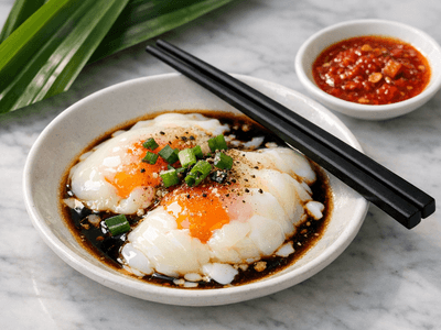 Soft Boiled Egg with Soy Sauce