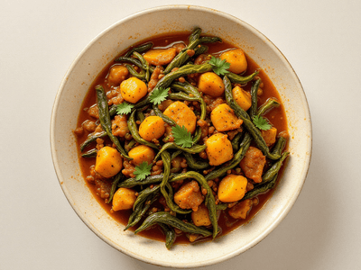 Vegan Bhindi Curry
