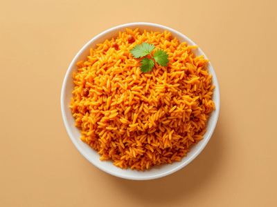 Red Rice with Dal Tadka