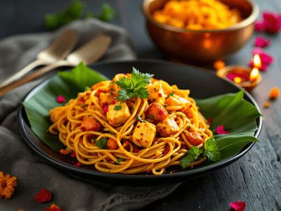 Paneer Masala Pasta