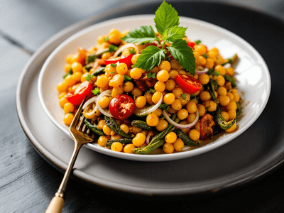 Espinacas con Garbanzos