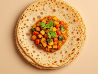 Chapathi with Vegetable Curry