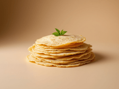 Jowar Bhakri with Thecha