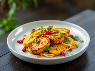 Eggless banana bread