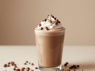 Chocolate Pancake with Whipped Cream