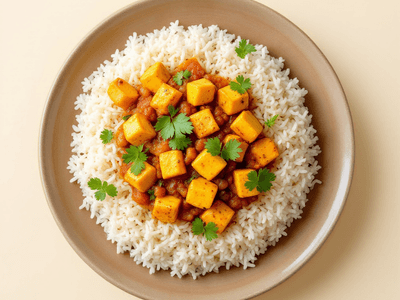 Warm Paneer Stir Fry