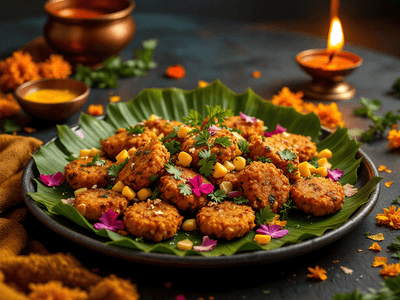 Palak Corn Pakora