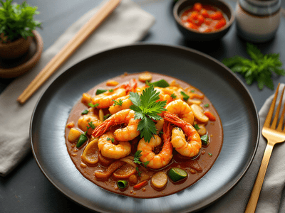 Asam Pedas Prawn Curry