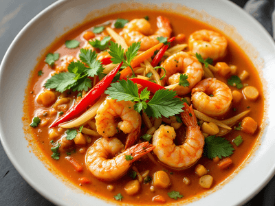 Shrimp Soup Thai Style