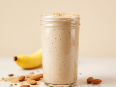Banana Almond Butter Smoothie