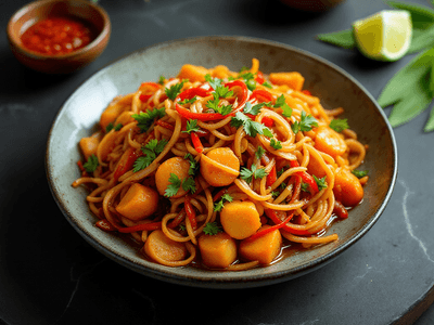Tumis Kentang, Bawang dan Kicap Soya