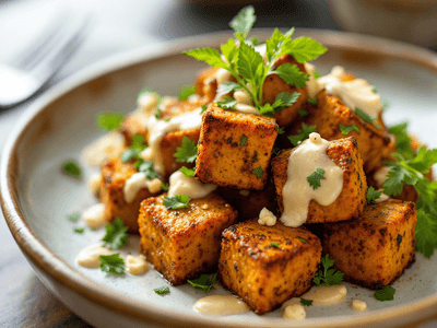 Baked Tempeh Cubes
