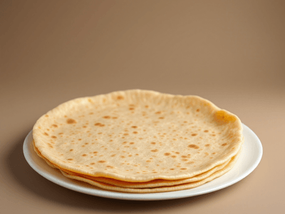 Whole Wheat Bhakri Without Ghee Or Oil