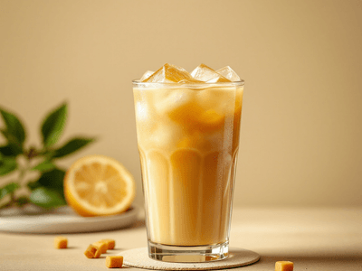 Latte Tembikai Madu Ais