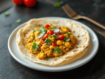 Roti Canai with Dahl