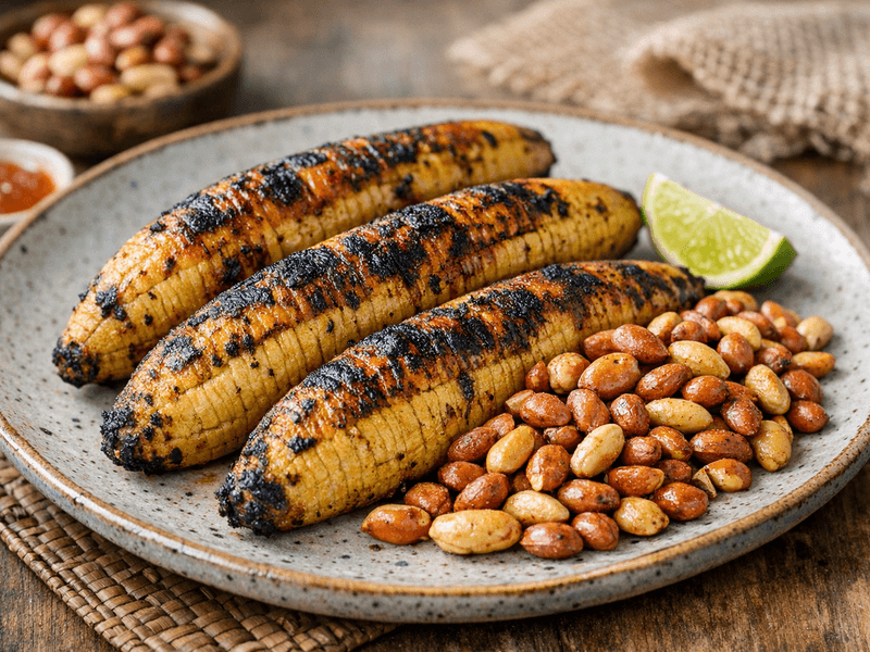Boli with Groundnut